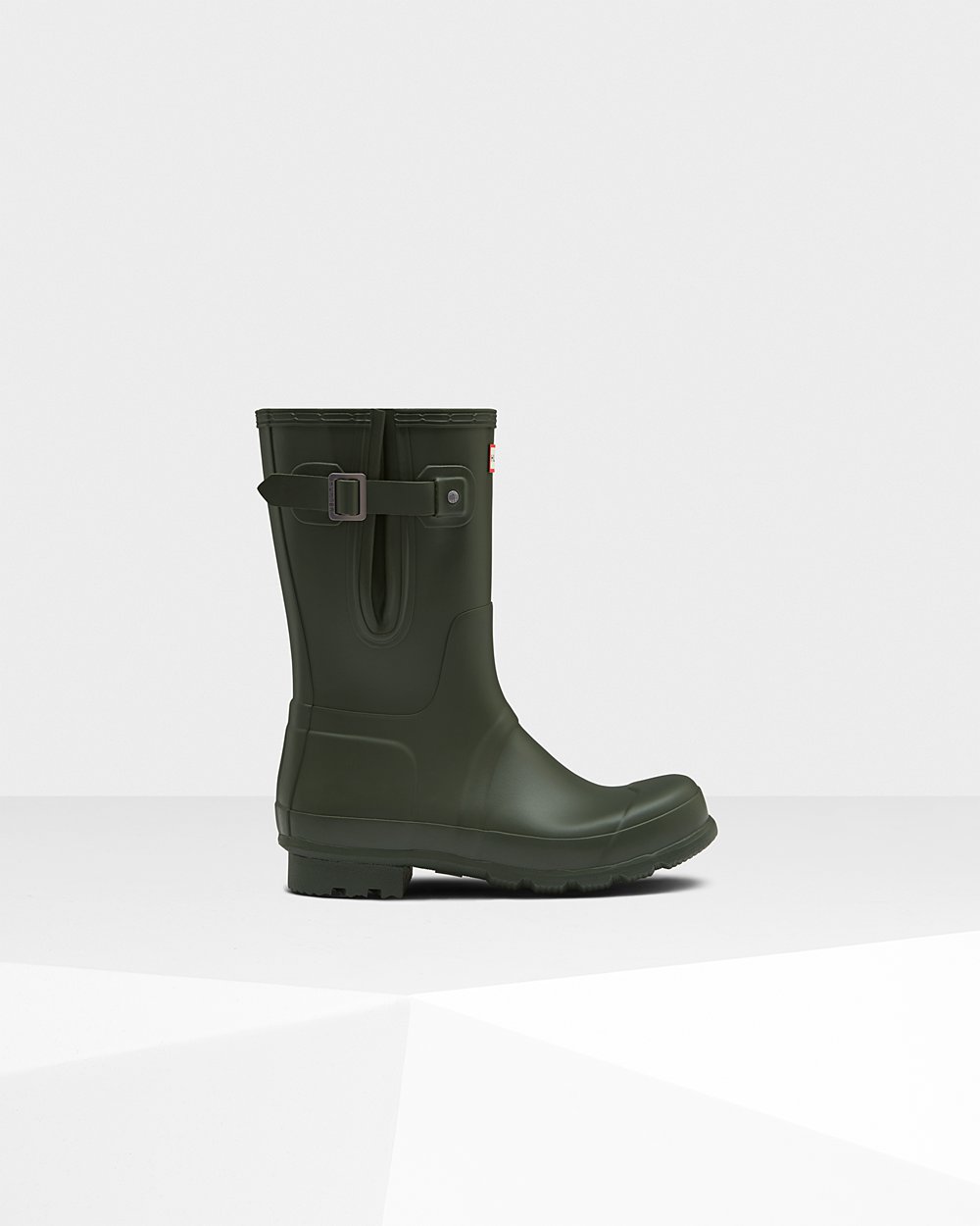 Botas De Cortas Original Side Adjustable Hunter Hombre - Verde Oscuro Oliva - 903672LVX